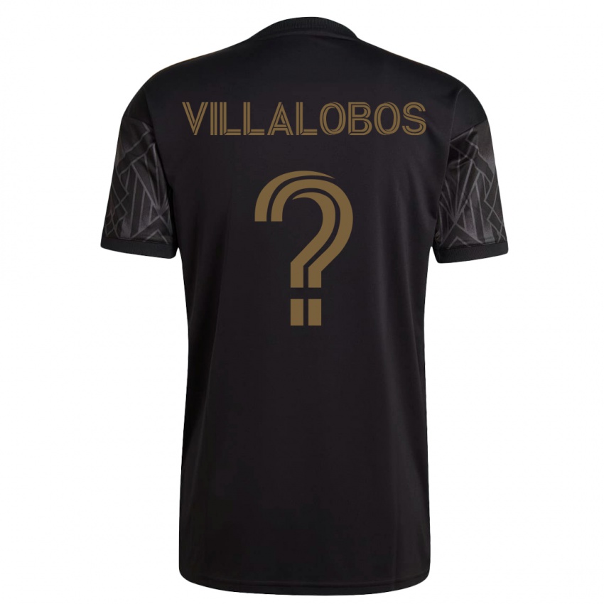 Kinder Kristian Villalobos #0 Schwarz Heimtrikot Trikot 2023/24 T-Shirt