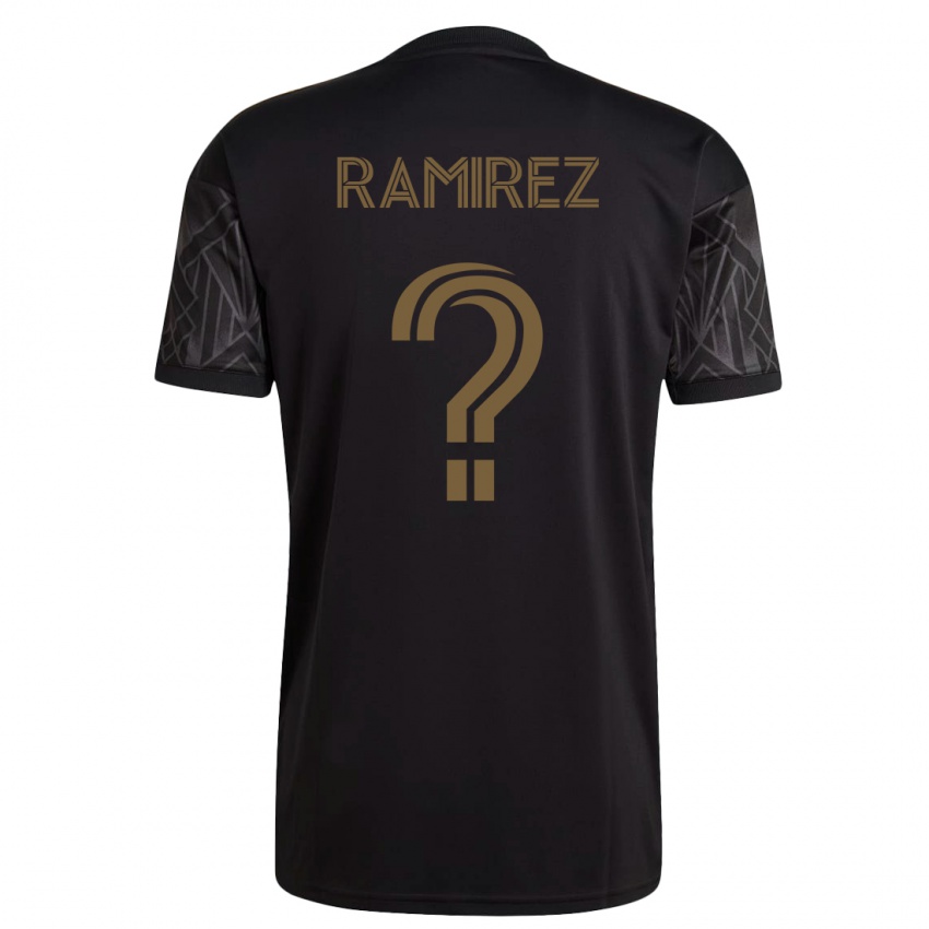 Kinder Dennis Ramirez #0 Schwarz Heimtrikot Trikot 2023/24 T-Shirt