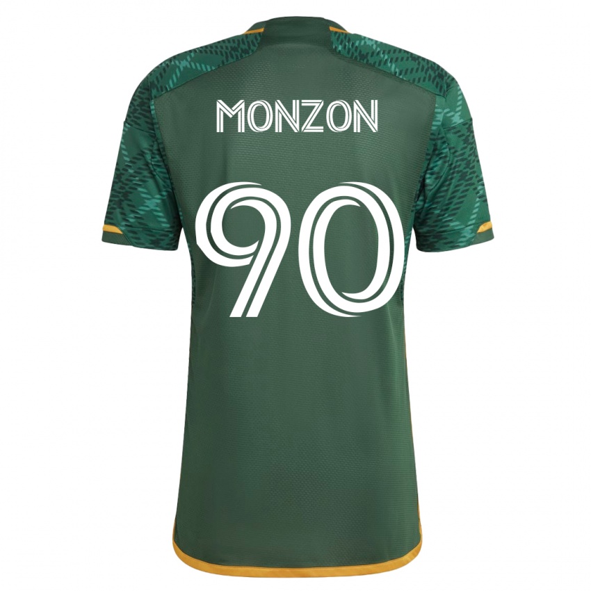 Kinder Florián Monzón #90 Grün Heimtrikot Trikot 2023/24 T-Shirt