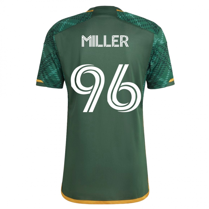 Kinder Carver Miller #96 Grün Heimtrikot Trikot 2023/24 T-Shirt