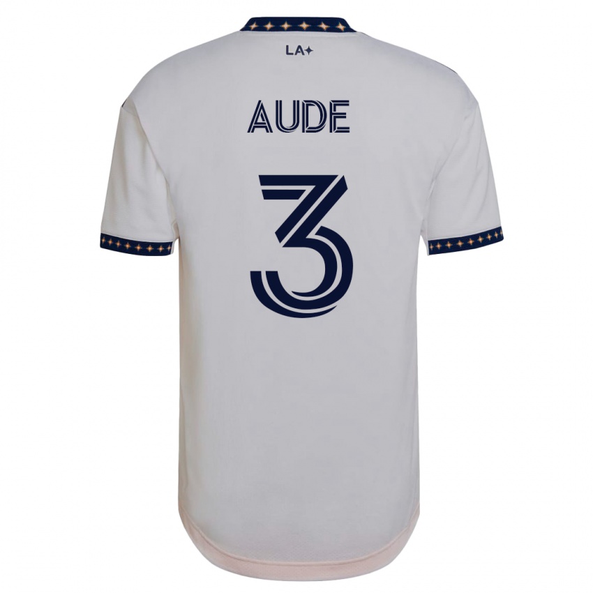 Kinder Julián Aude #3 Weiß Heimtrikot Trikot 2023/24 T-Shirt