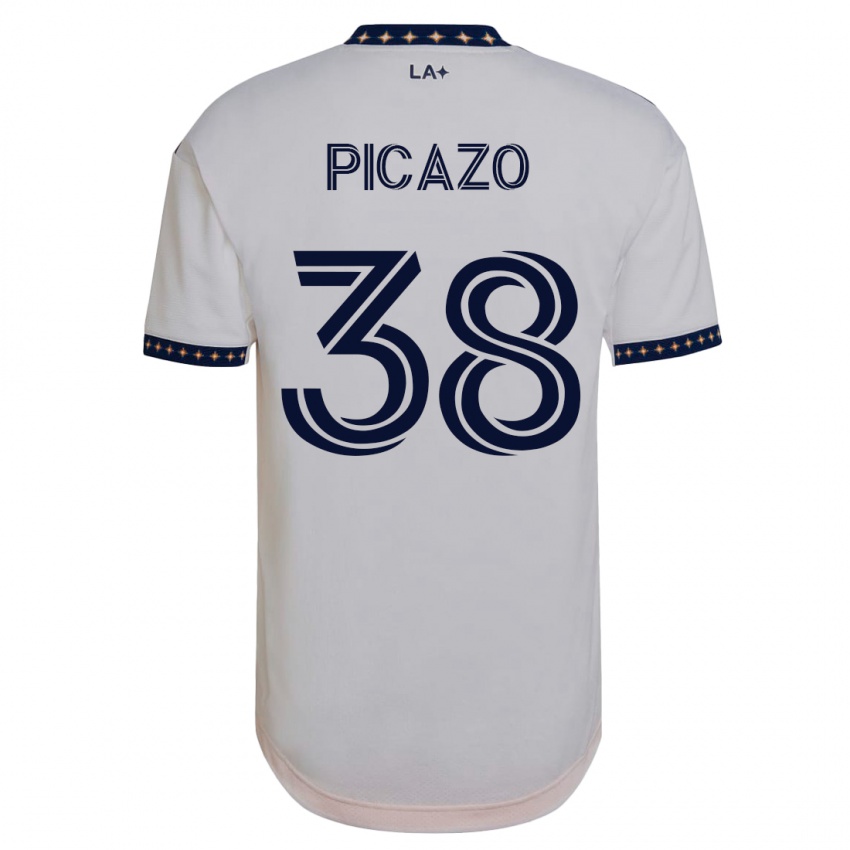 Kinder Axel Picazo #38 Weiß Heimtrikot Trikot 2023/24 T-Shirt