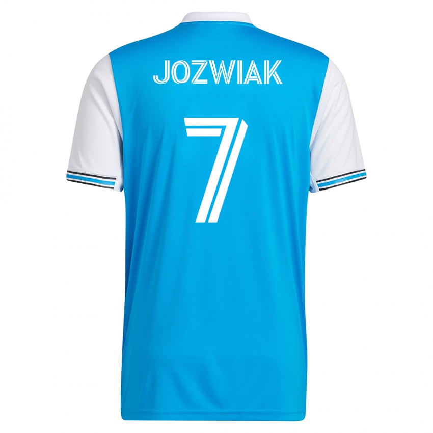 Kinder Kamil Józwiak #7 Blau Heimtrikot Trikot 2023/24 T-Shirt