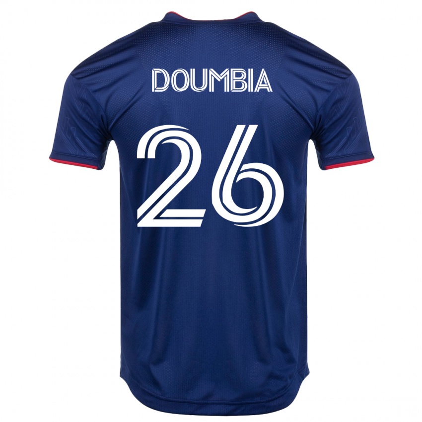 Kinder Ousmane Doumbia #26 Marine Heimtrikot Trikot 2023/24 T-Shirt