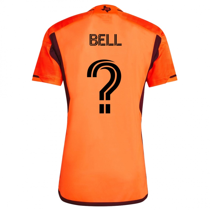 Kinder Jahmani Bell #0 Orangefarben Heimtrikot Trikot 2023/24 T-Shirt