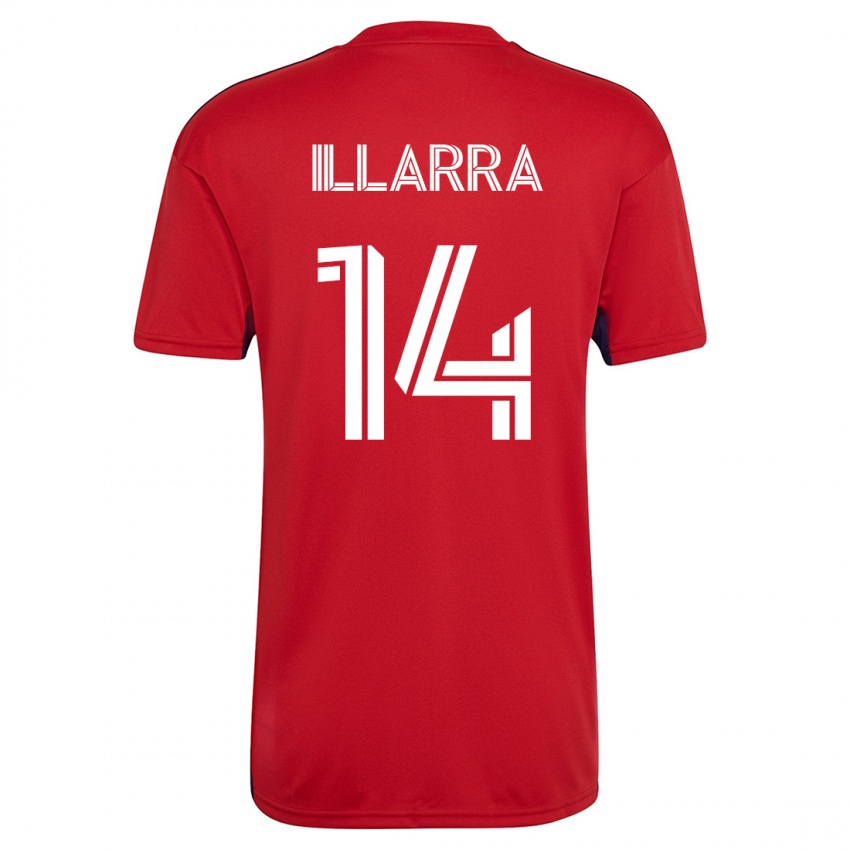 Kinder Asier Illarramendi #14 Rot Heimtrikot Trikot 2023/24 T-Shirt