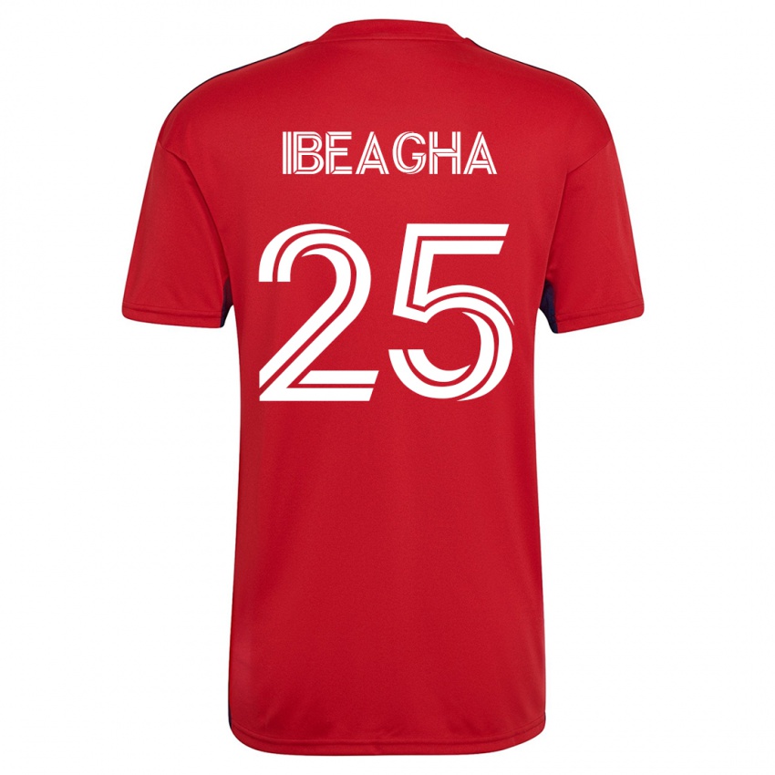 Kinder Sebastien Ibeagha #25 Rot Heimtrikot Trikot 2023/24 T-Shirt