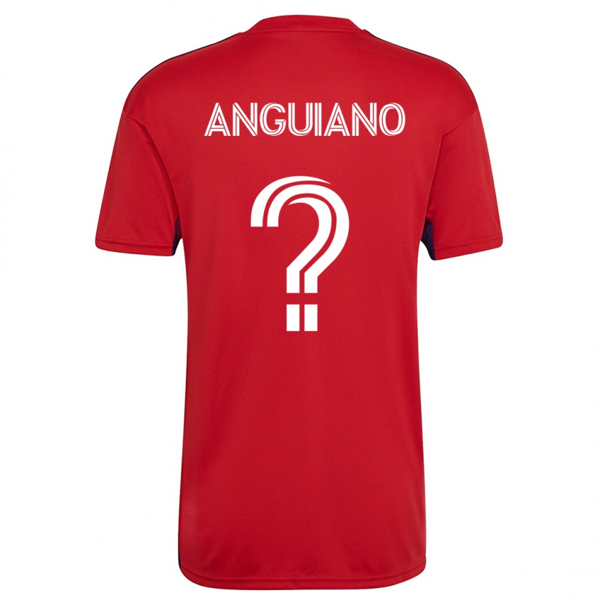 Kinder Adrian Anguiano #0 Rot Heimtrikot Trikot 2023/24 T-Shirt