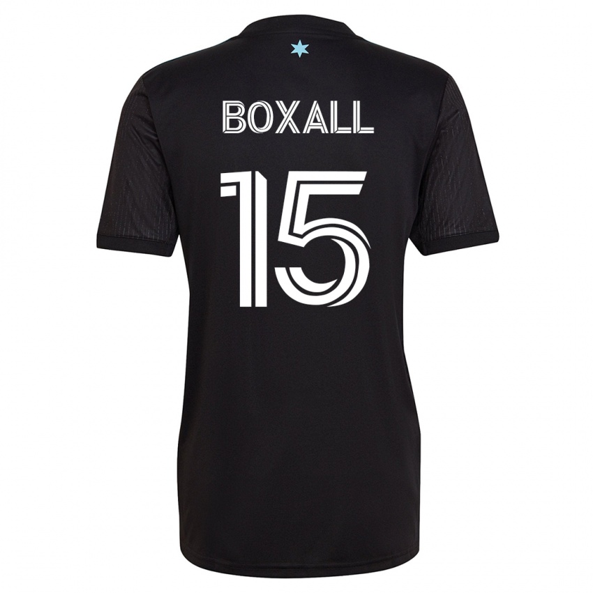 Kinder Michael Boxall #15 Schwarz Heimtrikot Trikot 2023/24 T-Shirt