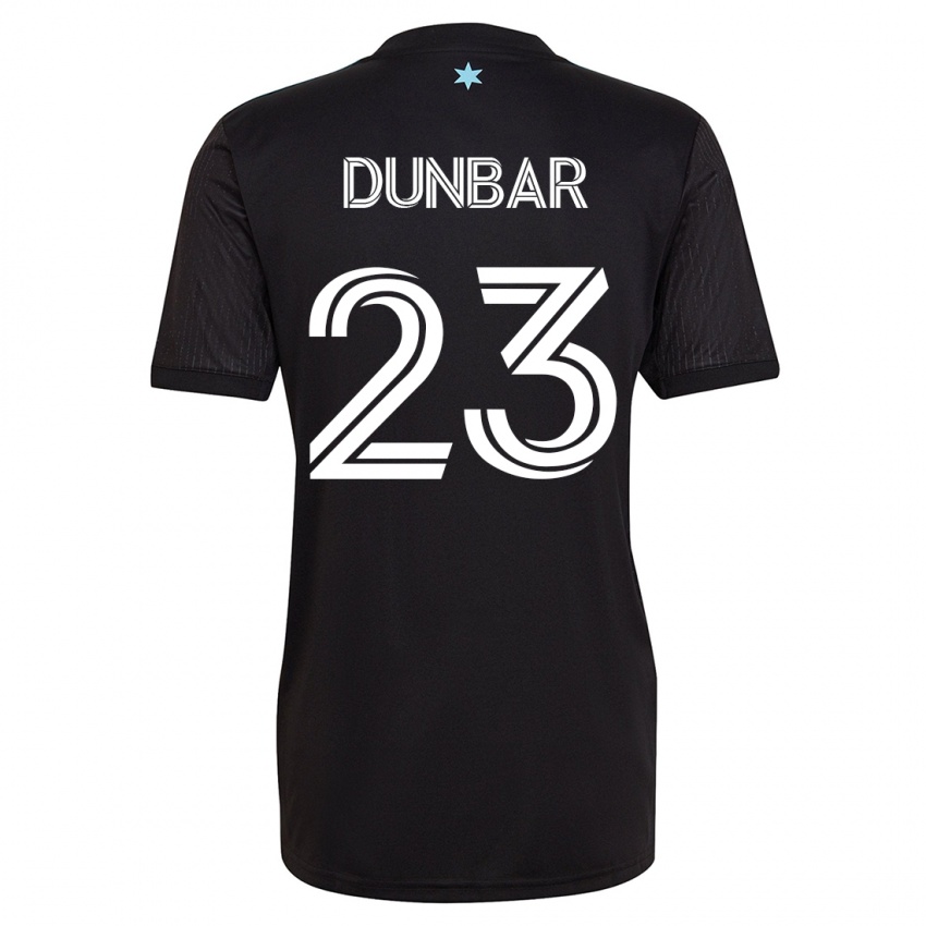 Kinder Cameron Dunbar #23 Schwarz Heimtrikot Trikot 2023/24 T-Shirt