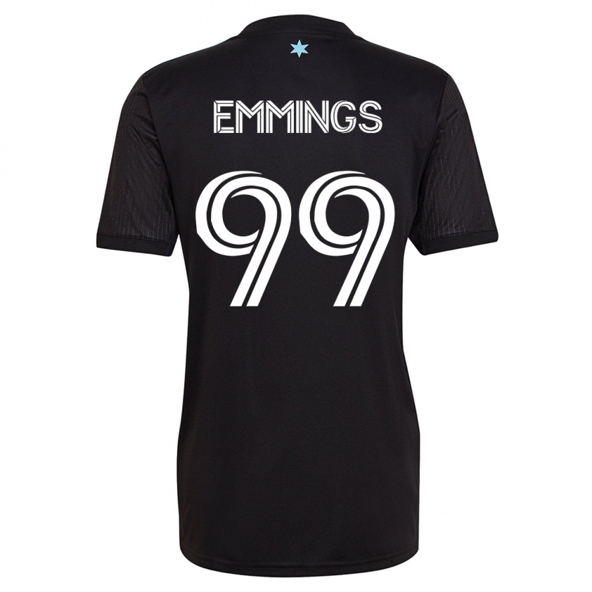 Kinder Fred Emmings #99 Schwarz Heimtrikot Trikot 2023/24 T-Shirt
