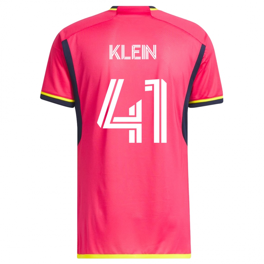 Kinder Johnny Klein #41 Rosa Heimtrikot Trikot 2023/24 T-Shirt