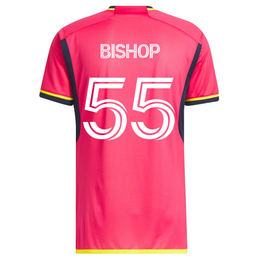 Kinder Nick Bishop #55 Rosa Heimtrikot Trikot 2023/24 T-Shirt