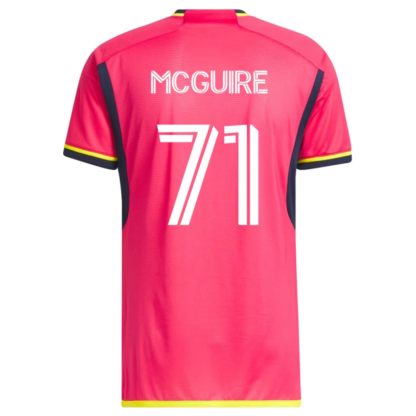 Kinder Nolan Mcguire #71 Rosa Heimtrikot Trikot 2023/24 T-Shirt