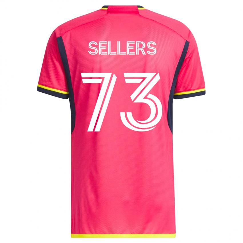 Kinder Braydon Sellers #73 Rosa Heimtrikot Trikot 2023/24 T-Shirt