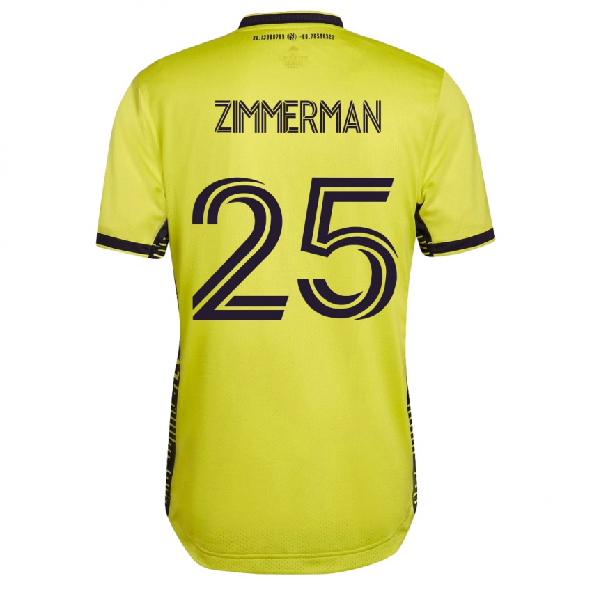 Kinder Walker Zimmerman #25 Gelb Heimtrikot Trikot 2023/24 T-Shirt