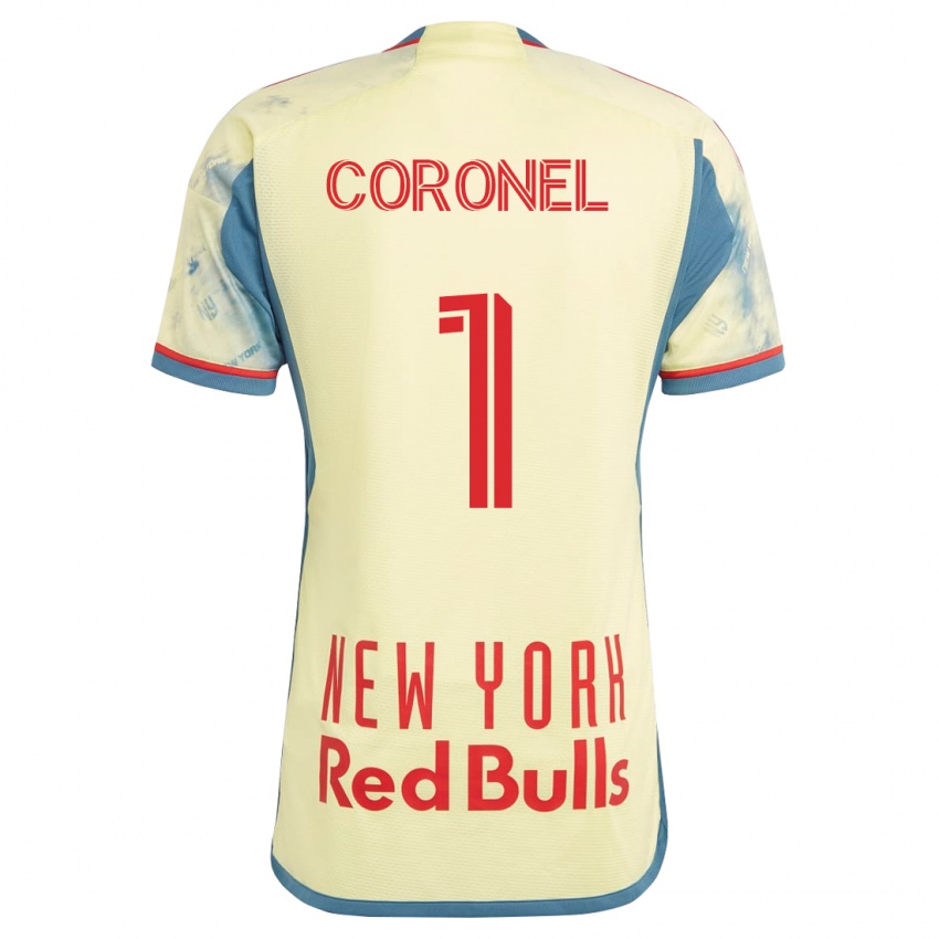 Kinder Carlos Coronel #1 Gelb Heimtrikot Trikot 2023/24 T-Shirt