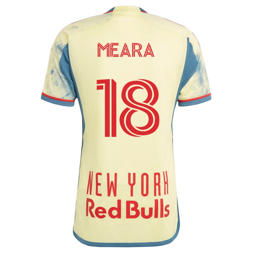 Kinder Ryan Meara #18 Gelb Heimtrikot Trikot 2023/24 T-Shirt