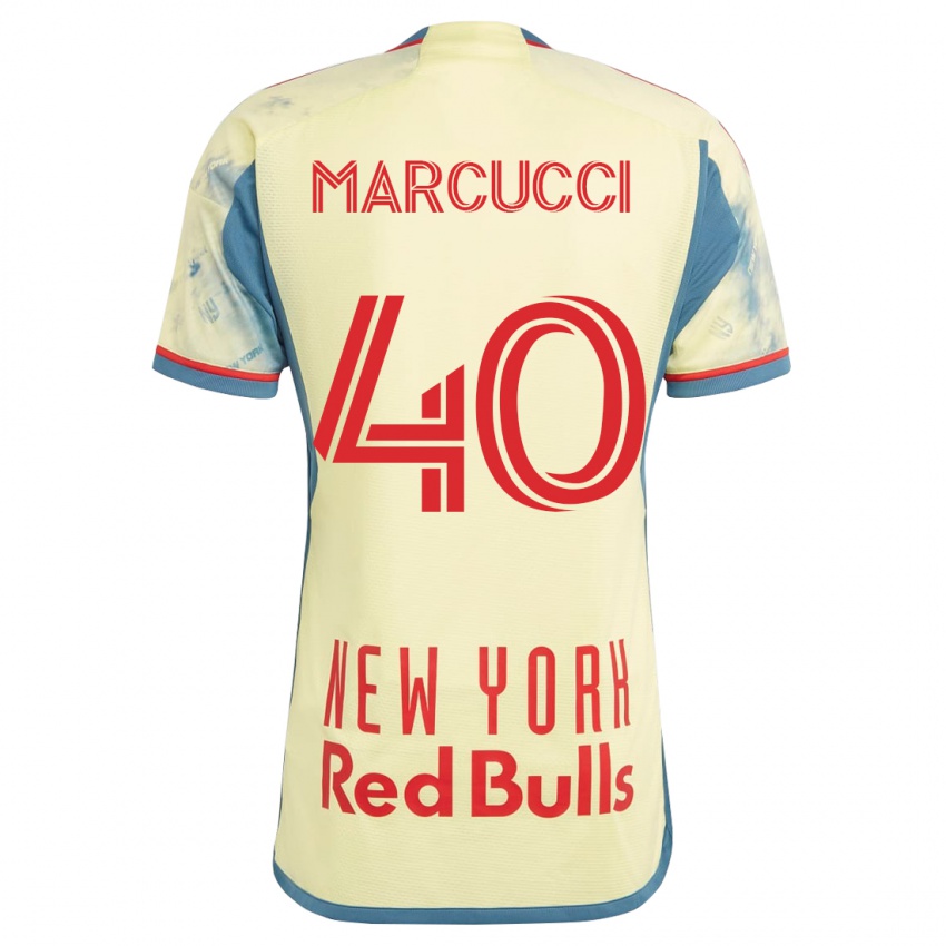 Kinder Aj Marcucci #40 Gelb Heimtrikot Trikot 2023/24 T-Shirt