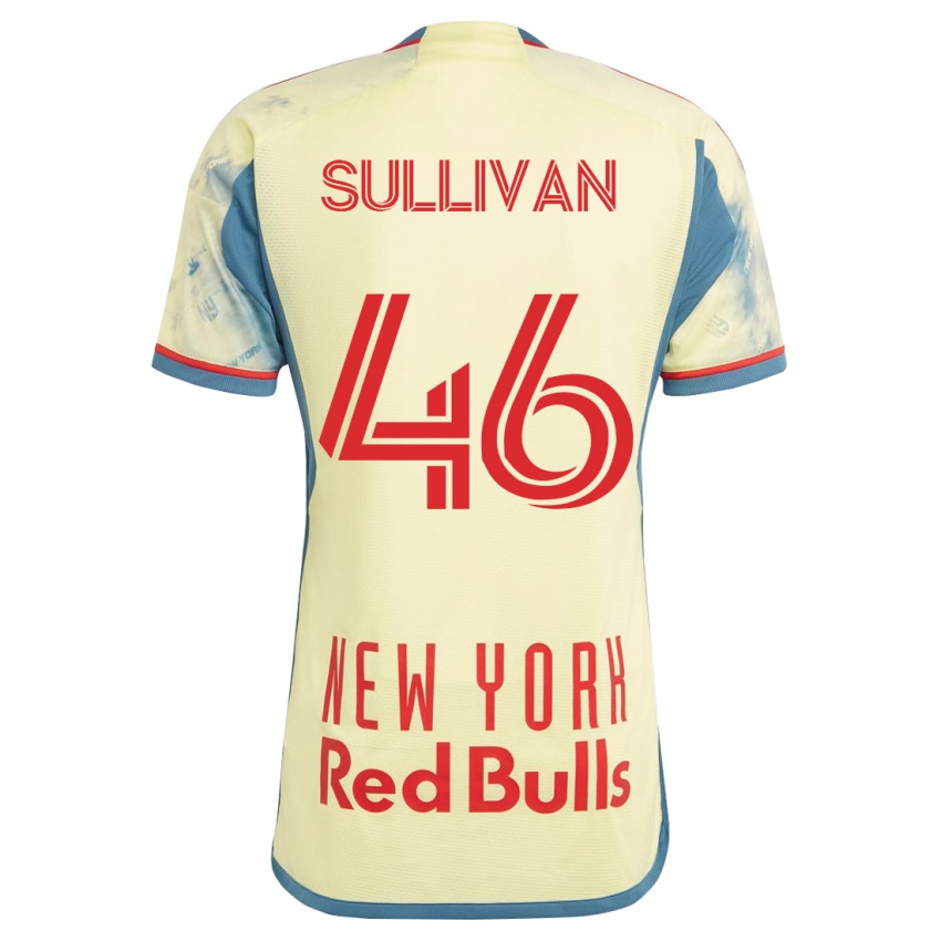 Kinder Dylan Sullivan #46 Gelb Heimtrikot Trikot 2023/24 T-Shirt