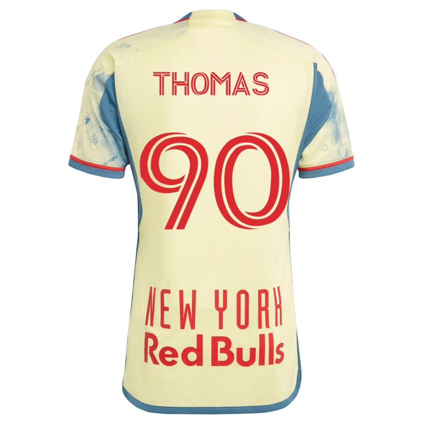 Kinder Oladayo Thomas #90 Gelb Heimtrikot Trikot 2023/24 T-Shirt