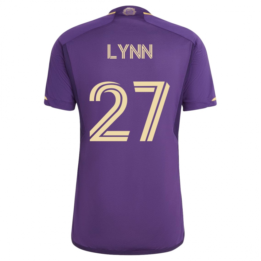 Kinder Jack Lynn #27 Violett Heimtrikot Trikot 2023/24 T-Shirt