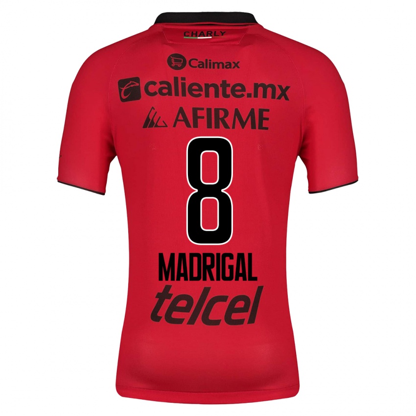 Kinder Fernando Madrigal #8 Rot Heimtrikot Trikot 2023/24 T-Shirt