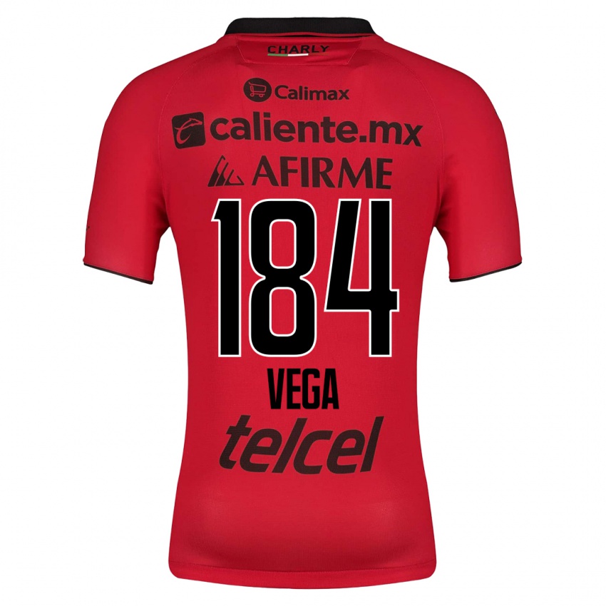 Kinder Daniel Vega #184 Rot Heimtrikot Trikot 2023/24 T-Shirt