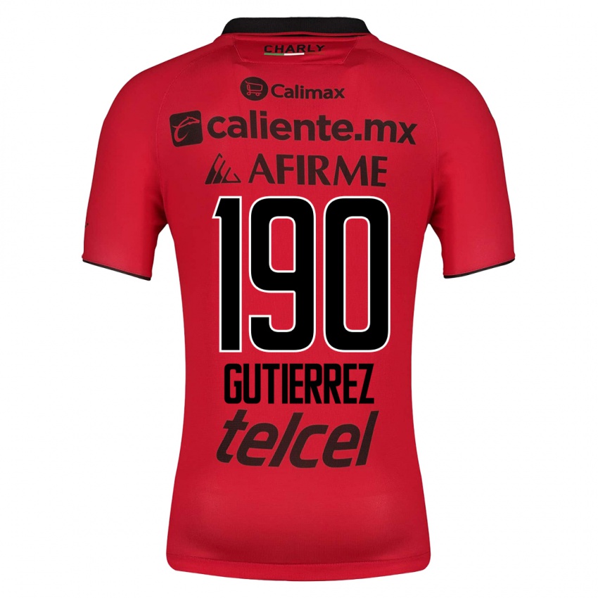 Kinder Dayán Gutiérrez #190 Rot Heimtrikot Trikot 2023/24 T-Shirt