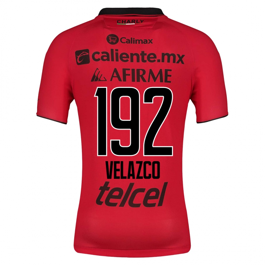 Kinder Emiliano Velazco #192 Rot Heimtrikot Trikot 2023/24 T-Shirt