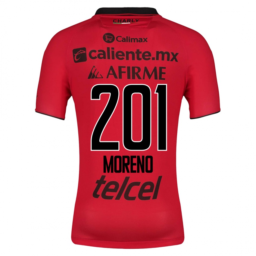 Kinder Jesús Moreno #201 Rot Heimtrikot Trikot 2023/24 T-Shirt