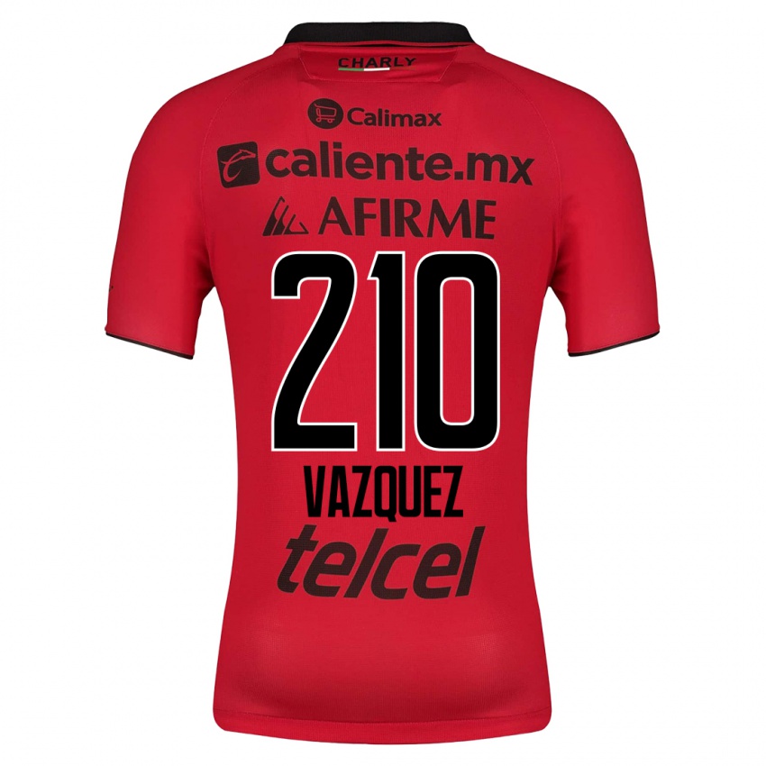 Kinder Daniel Vázquez #210 Rot Heimtrikot Trikot 2023/24 T-Shirt