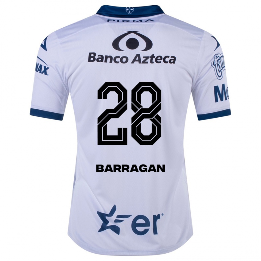 Kinder Martín Barragán #28 Weiß Heimtrikot Trikot 2023/24 T-Shirt