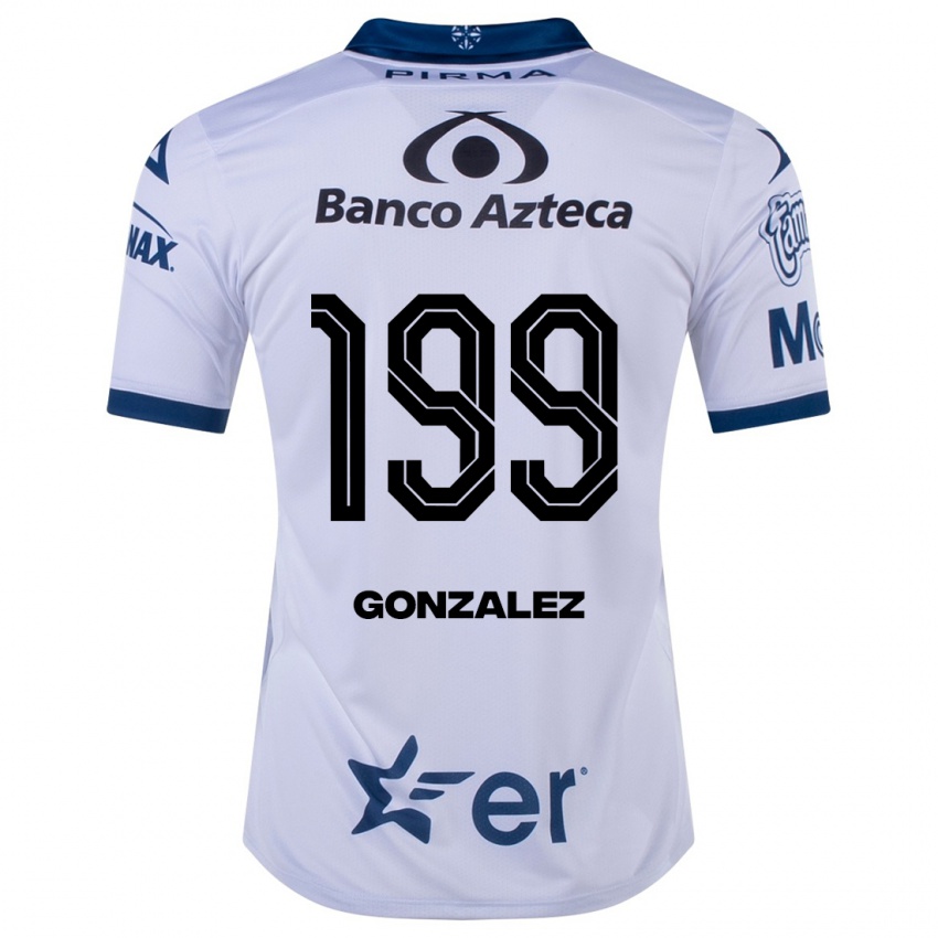 Kinder Samuel González #199 Weiß Heimtrikot Trikot 2023/24 T-Shirt