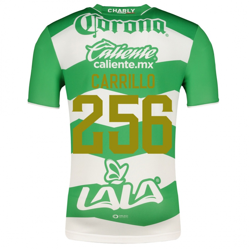 Kinder Stéphano Carrillo #256 Grün Heimtrikot Trikot 2023/24 T-Shirt