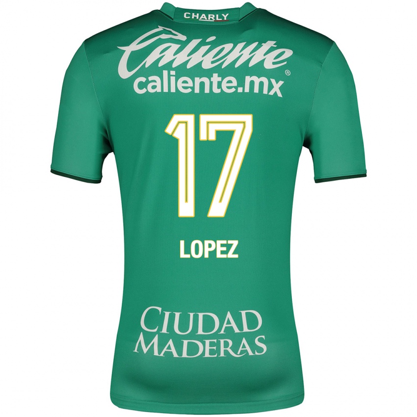 Kinder Nicolas Lopez #17 Grün Heimtrikot Trikot 2023/24 T-Shirt
