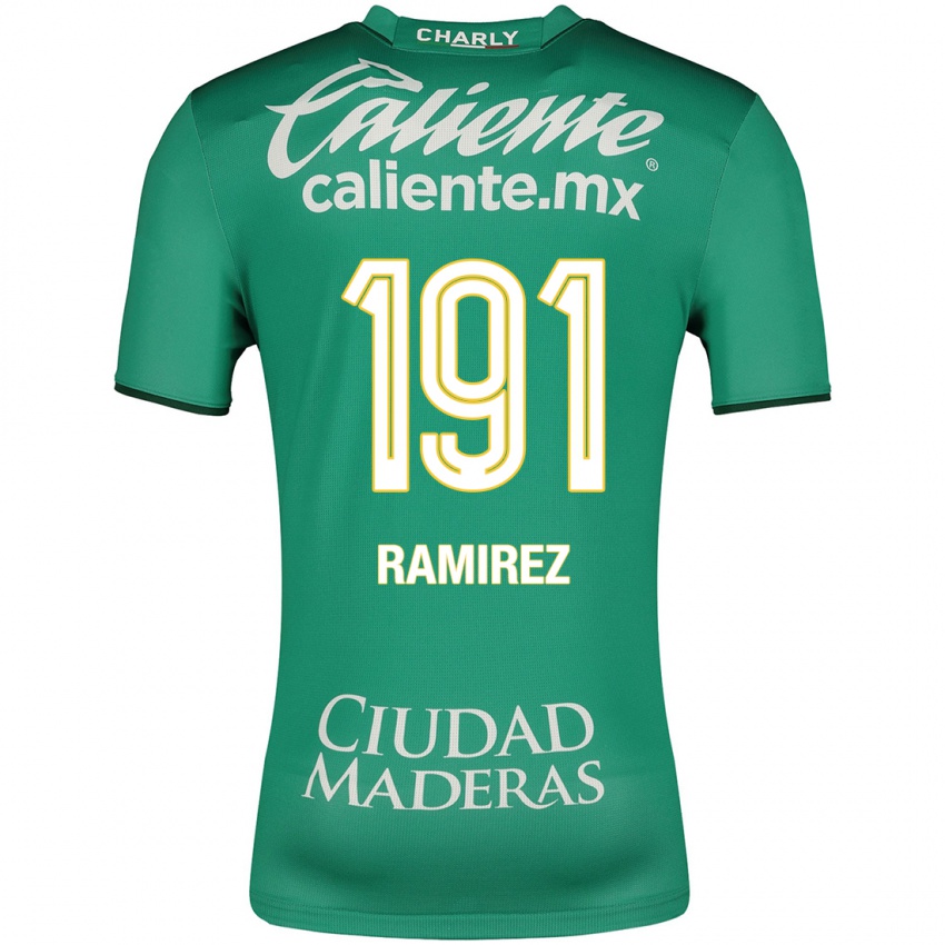 Kinder Ian Ramírez #191 Grün Heimtrikot Trikot 2023/24 T-Shirt
