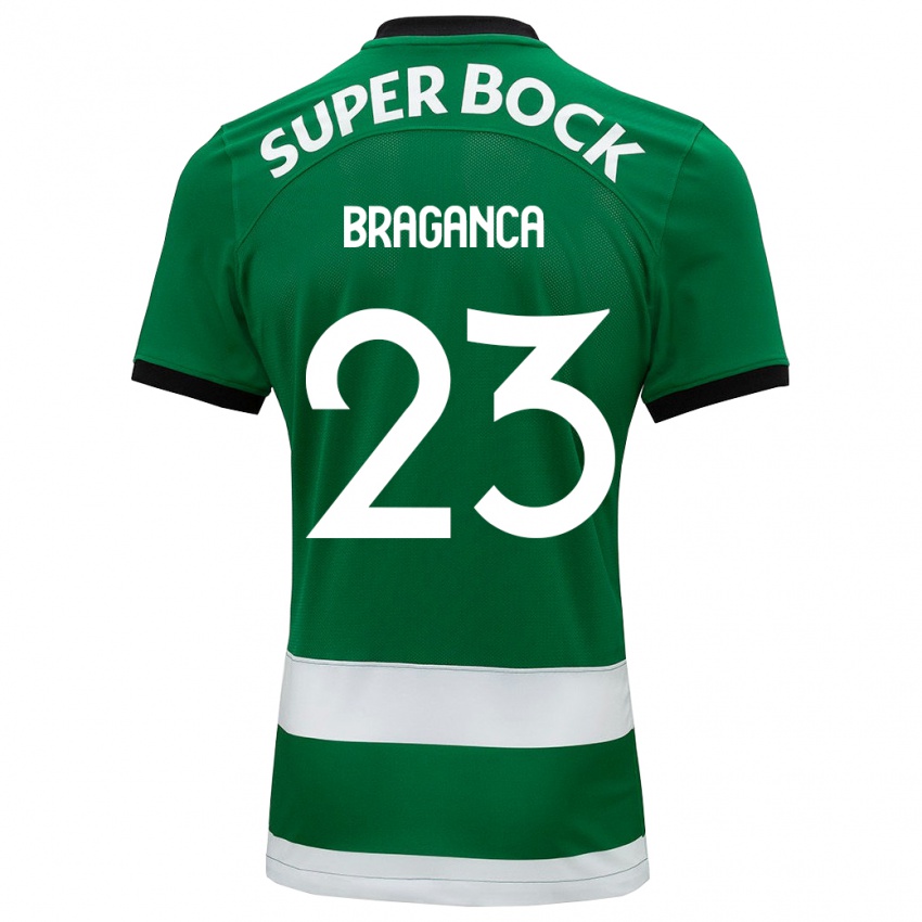 Kinder Daniel Bragança #23 Grün Heimtrikot Trikot 2023/24 T-Shirt