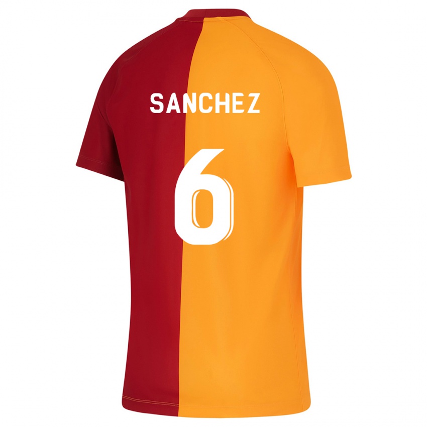 Kinder Davinson Sanchez #6 Orangefarben Heimtrikot Trikot 2023/24 T-Shirt