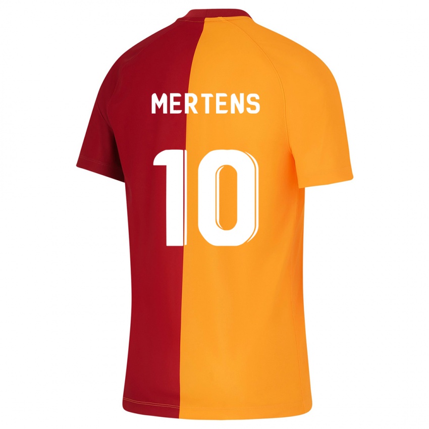 Kinder Dries Mertens #10 Orangefarben Heimtrikot Trikot 2023/24 T-Shirt