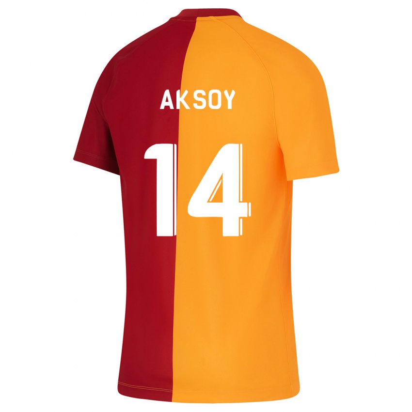 Kinder Berkan Aksoy #14 Orangefarben Heimtrikot Trikot 2023/24 T-Shirt