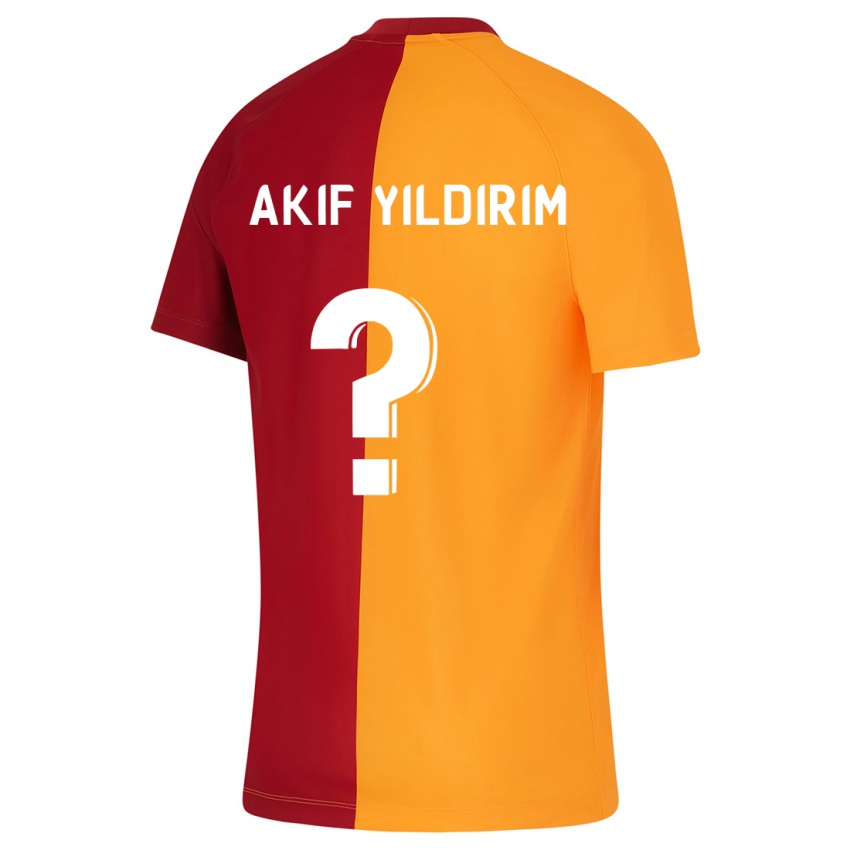 Kinder Mehmet Akif Yıldırım #0 Orangefarben Heimtrikot Trikot 2023/24 T-Shirt
