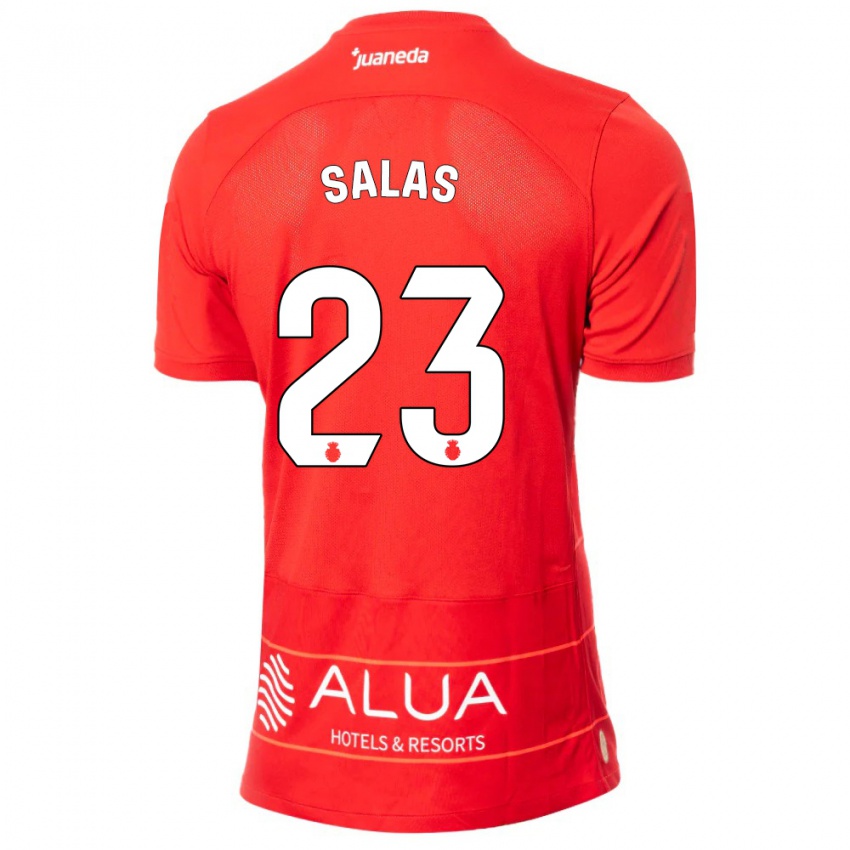 Kinder Jan Salas #23 Rot Heimtrikot Trikot 2023/24 T-Shirt