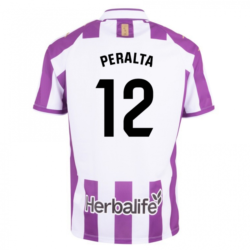 Kinder Fernando Peralta #12 Lila Heimtrikot Trikot 2023/24 T-Shirt