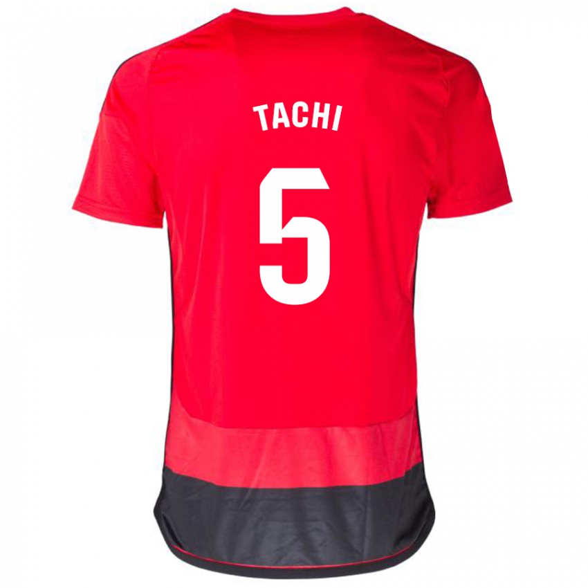 Kinder Tachi #5 Rot Schwarz Heimtrikot Trikot 2023/24 T-Shirt