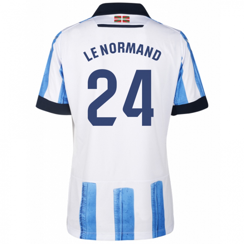 Kinder Robin Le Normand #24 Blau Weiss Heimtrikot Trikot 2023/24 T-Shirt