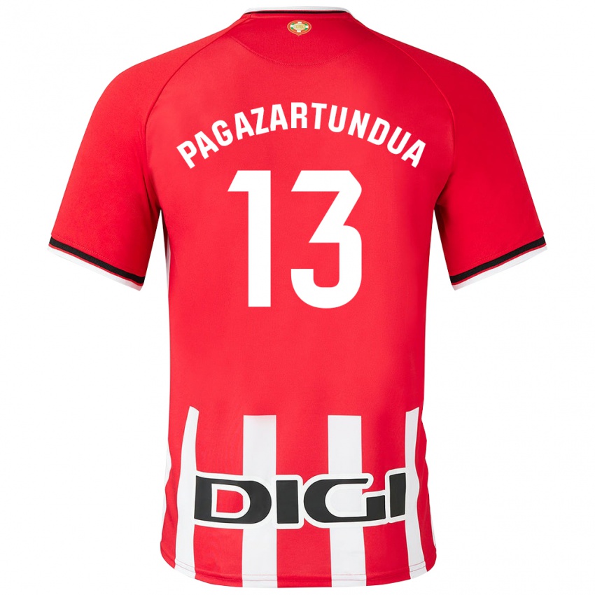 Kinder Iker Pagazartundua #13 Rot Heimtrikot Trikot 2023/24 T-Shirt