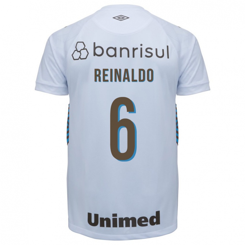 Kinder Reinaldo #6 Weiß Auswärtstrikot Trikot 2023/24 T-Shirt