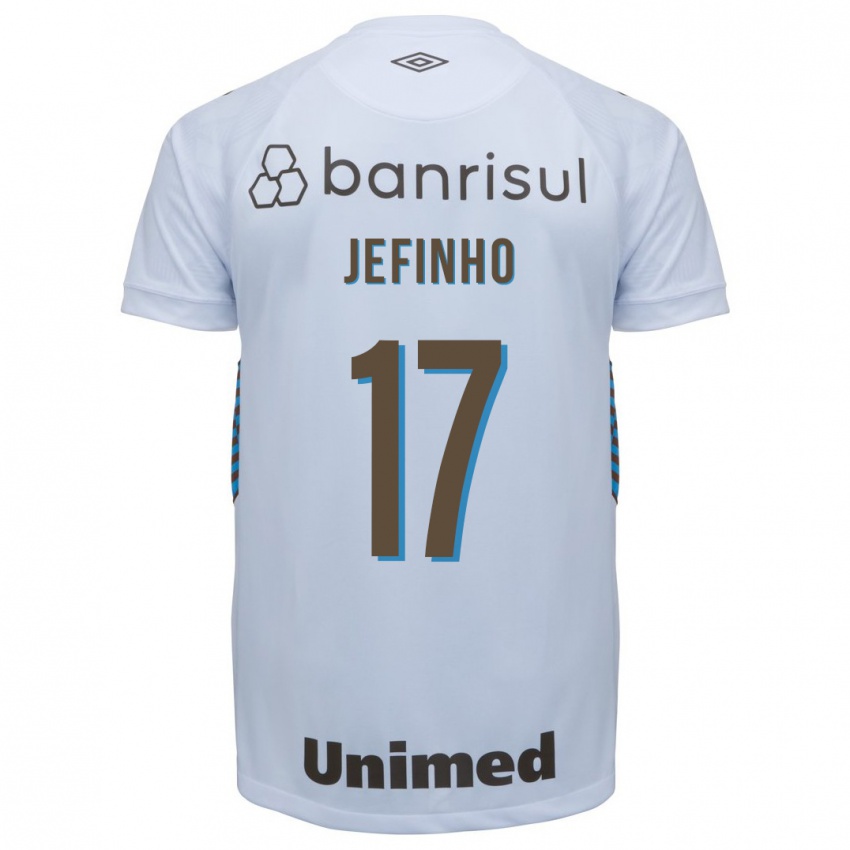 Kinder Jefinho #17 Weiß Auswärtstrikot Trikot 2023/24 T-Shirt