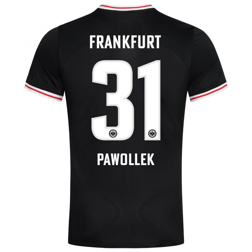 Kinder Tanja Pawollek #31 Schwarz Auswärtstrikot Trikot 2023/24 T-Shirt